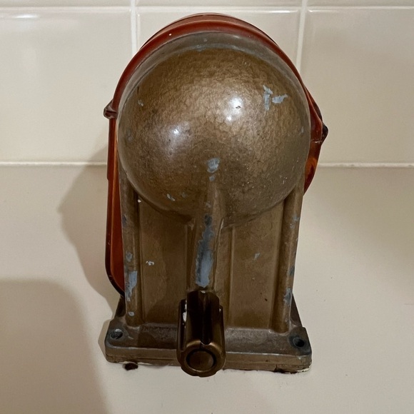 1960s Vintage Dixon‎ Enduro Table Mount Pencil Sharpener Amber Version Model #20 - Picture 6 of 7